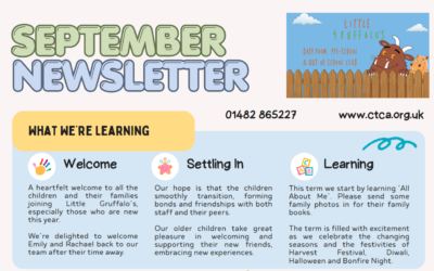 Little Gruffalo’s Newsletter – September 2026